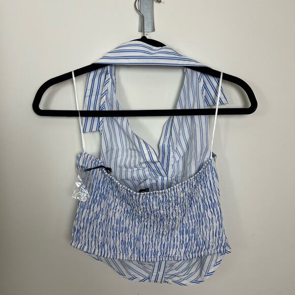 NWT Milk & Honey Stripe Halter Top - Picture 3 of 4